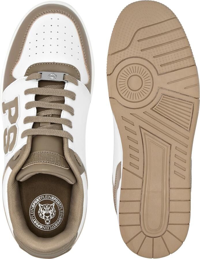 Plein Sport Sneakers laag bruin wit - Foto 5