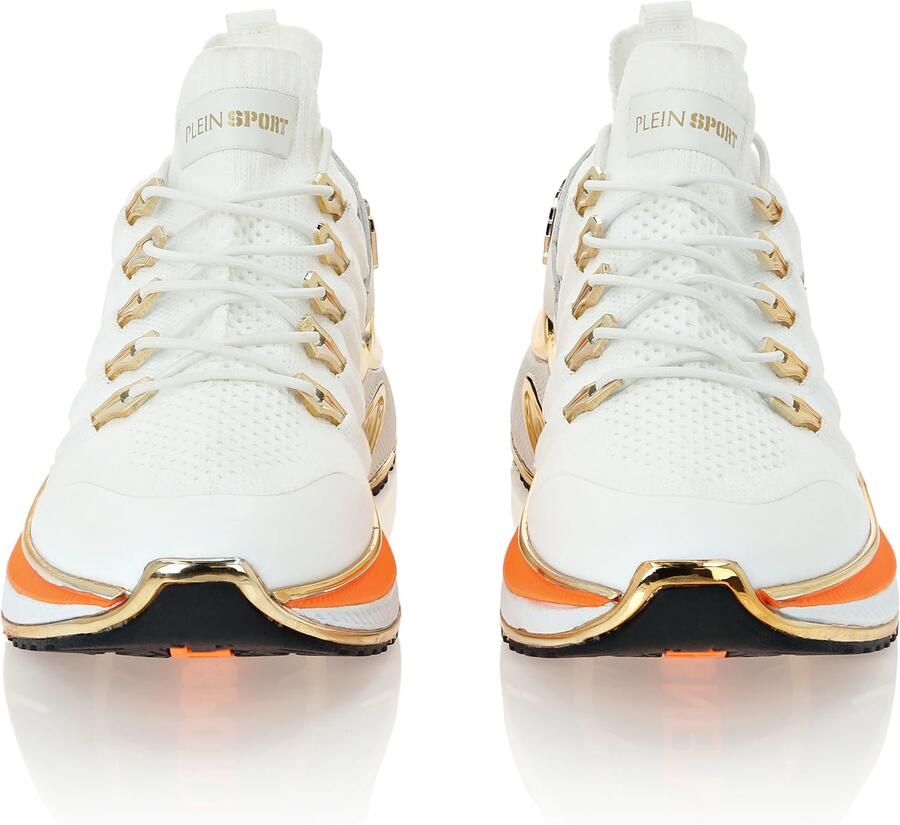 Plein Sport Sneakers laag 'Chrome Surfer' goud wit - Foto 8