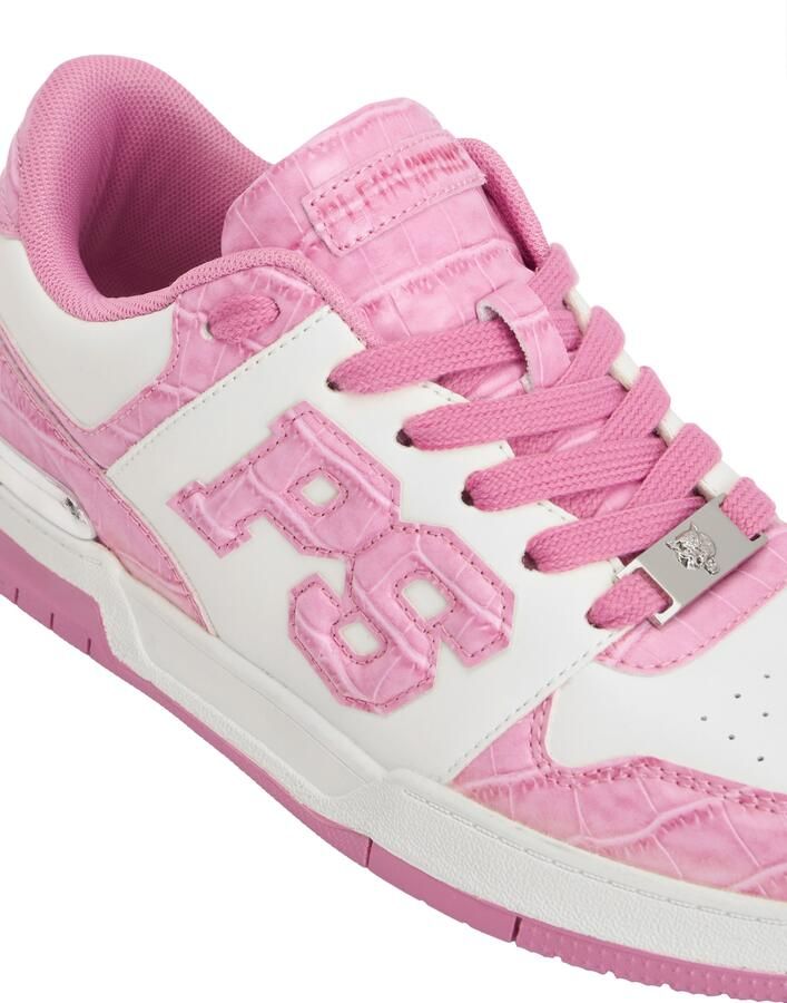 Plein Sport Sneakers laag 'Cocco' rosa wit - Foto 4