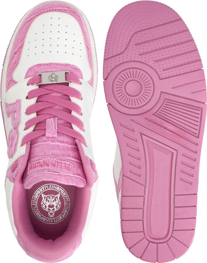 Plein Sport Sneakers laag 'Cocco' rosa wit - Foto 3