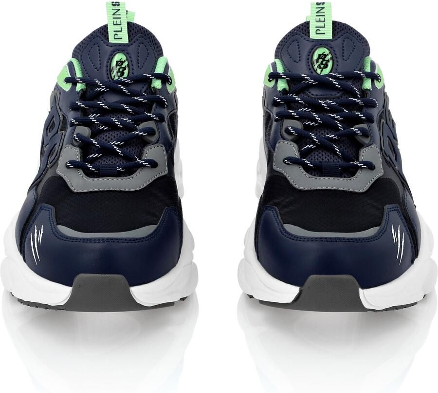 Plein Sport Sneakers laag donkergrijs mintgroen wit - Foto 3