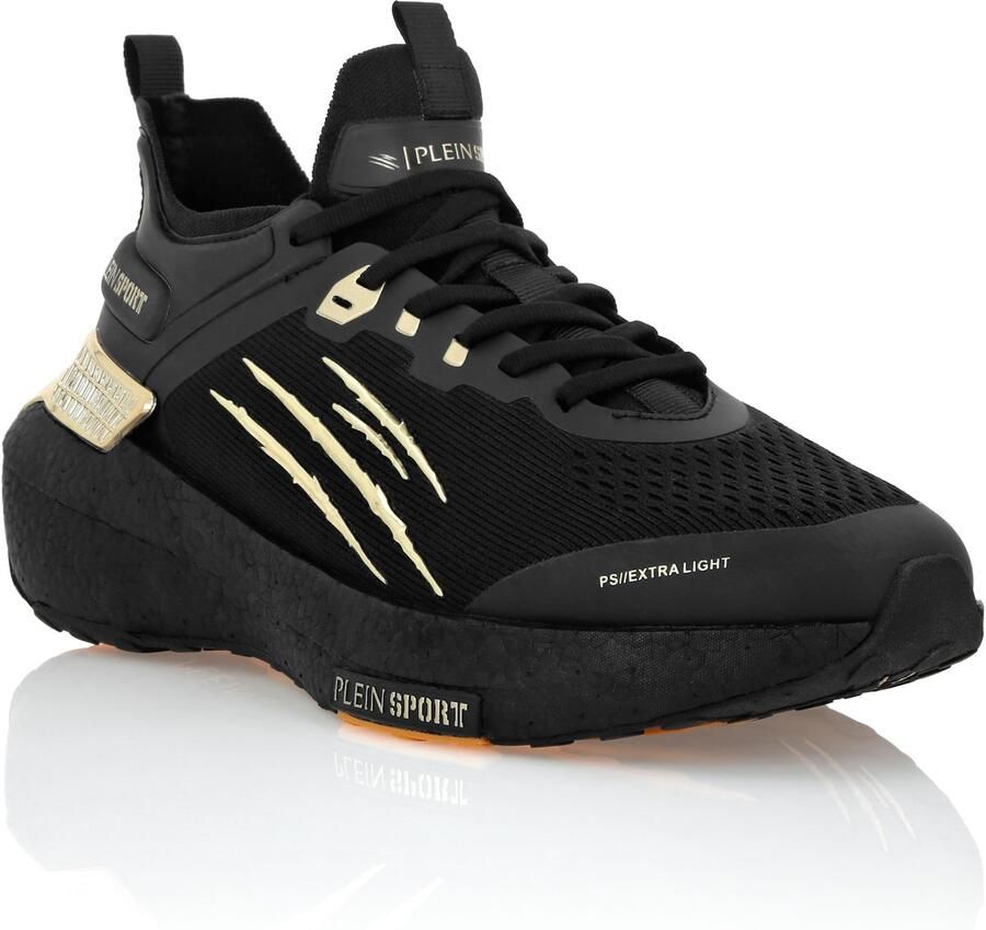 Plein Sport Sneakers laag goud zwart