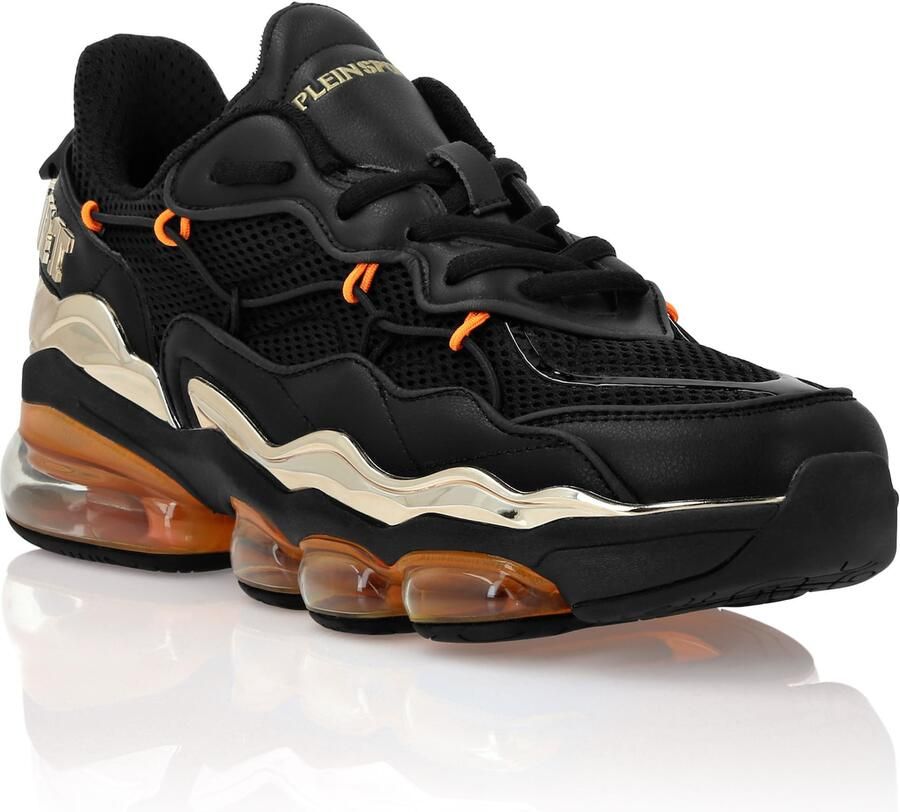 Plein Sport Sneakers laag goud zwart