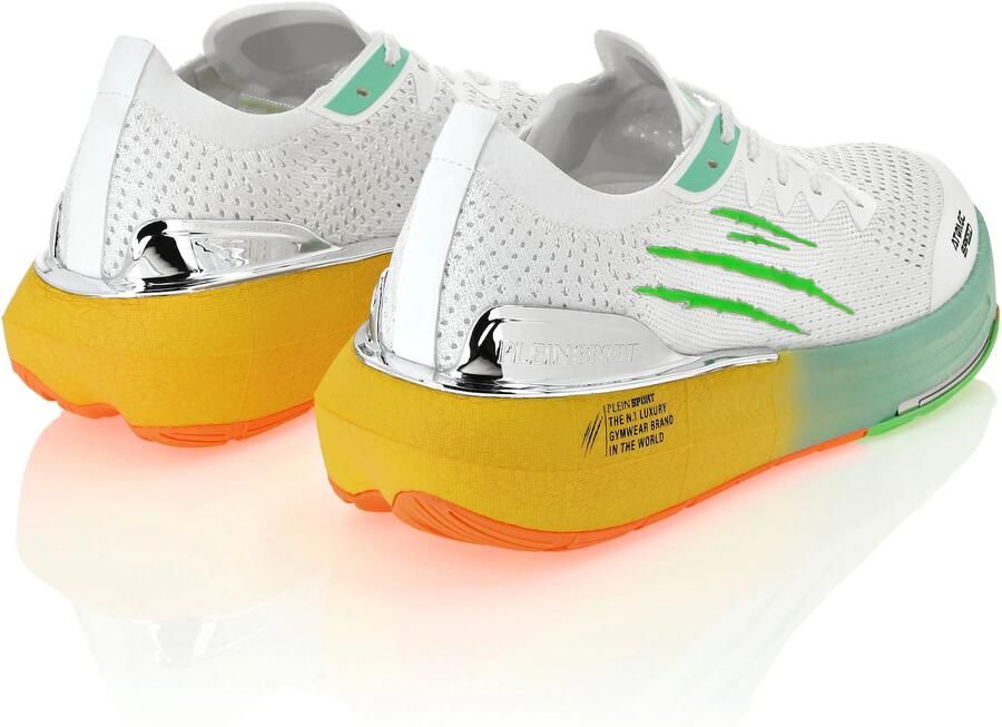 Plein Sport Sneakers laag limoen wit - Foto 4