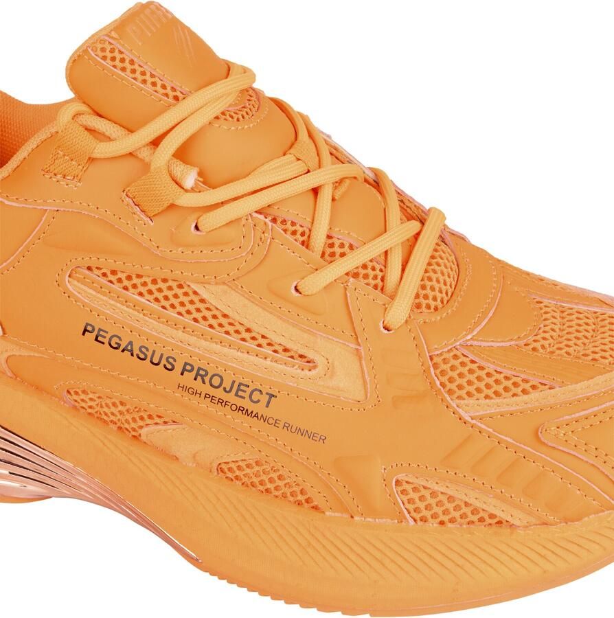 Plein Sport Sneakers laag 'Pegasus Project' oranje - Foto 2