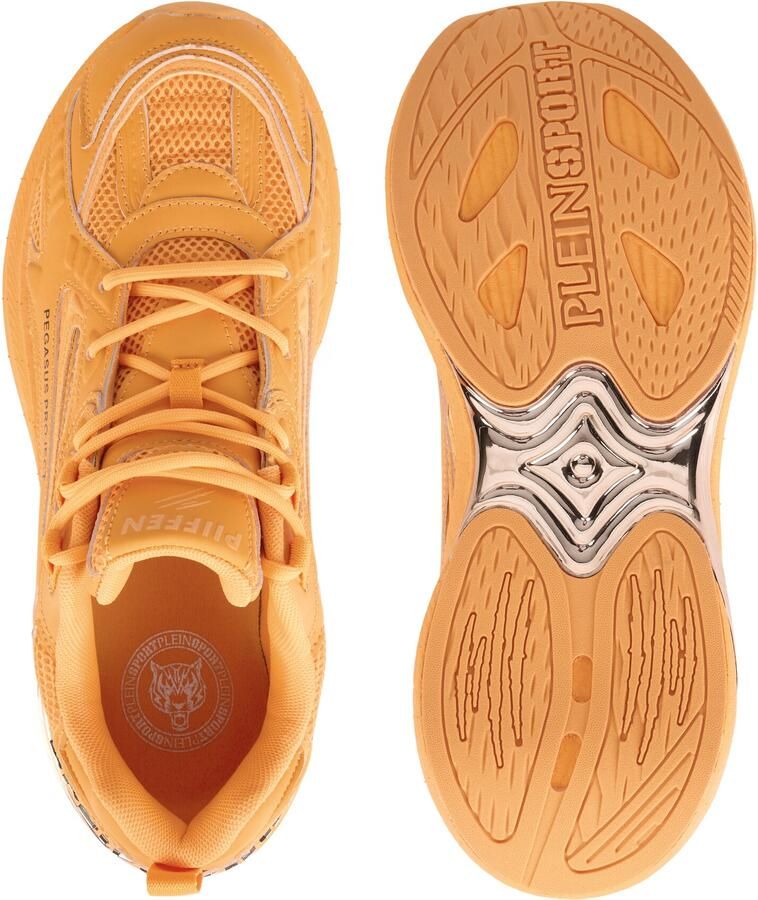 Plein Sport Sneakers laag 'Pegasus Project' oranje - Foto 4