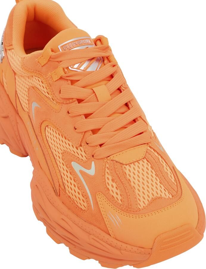 Plein Sport Sneakers laag 'Pulse X' oranje zilver - Foto 5