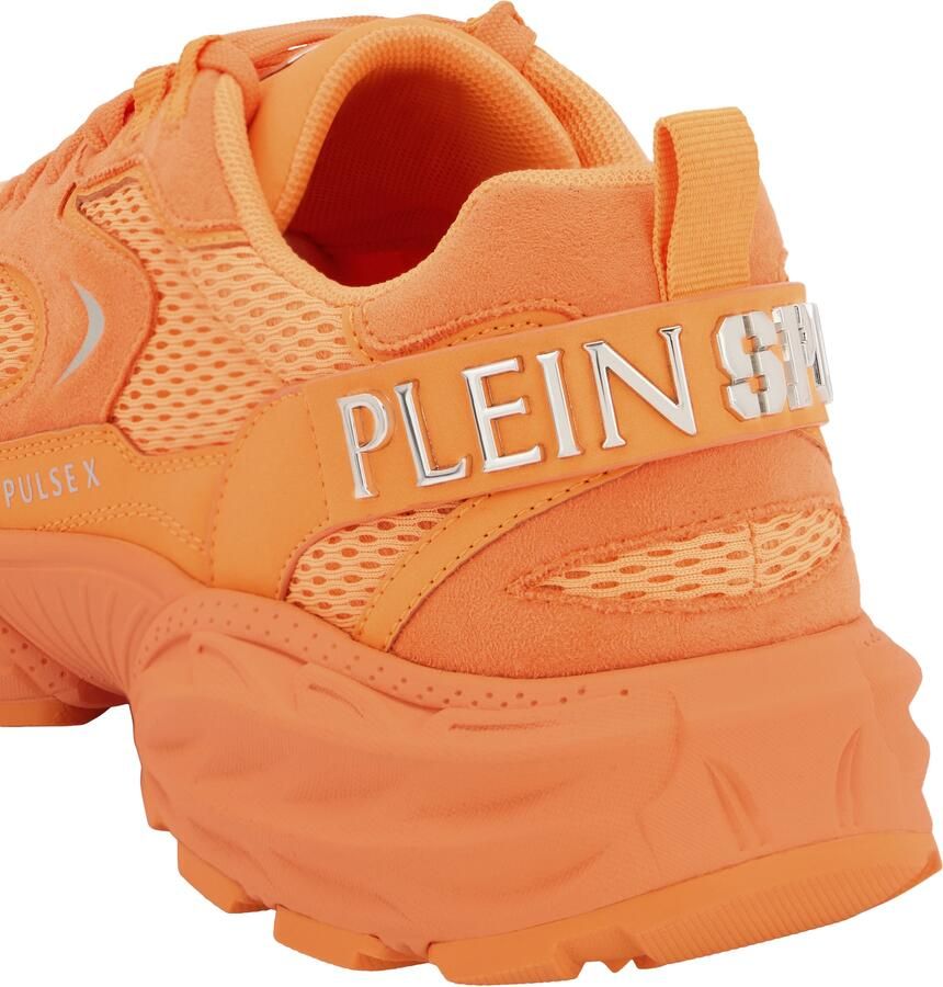 Plein Sport Sneakers laag 'Pulse X' oranje zilver - Foto 2