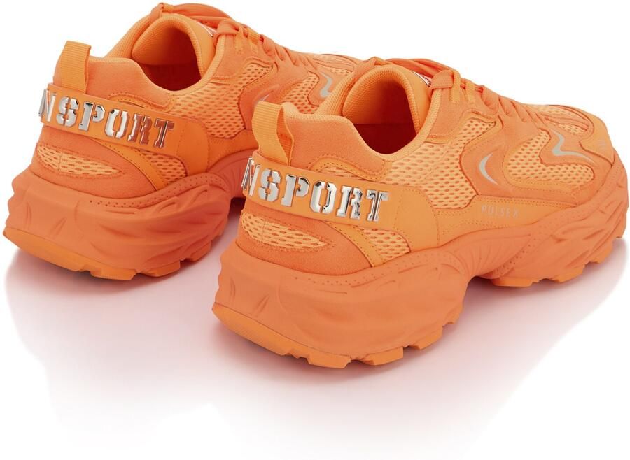 Plein Sport Sneakers laag 'Pulse X' oranje zilver - Foto 6