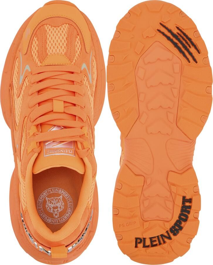 Plein Sport Sneakers laag 'Pulse X' oranje zilver - Foto 4