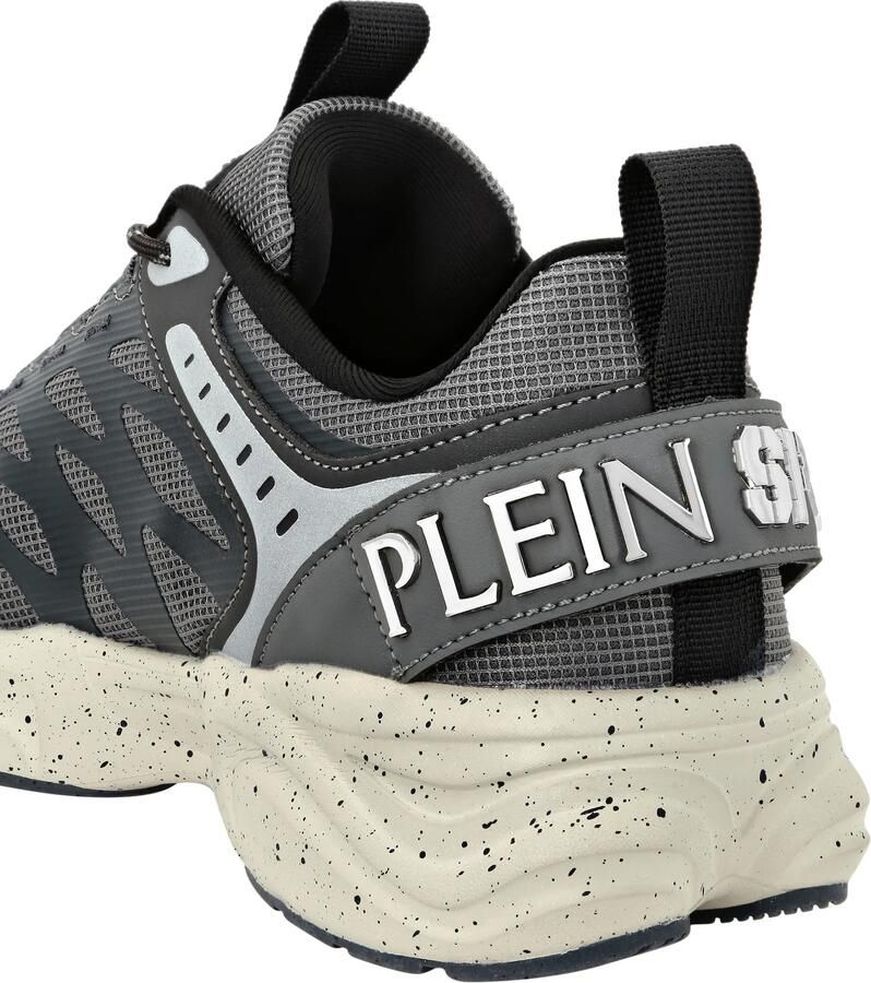 Plein Sport Sneakers laag 'Scratch' grijs lichtgrijs - Foto 3