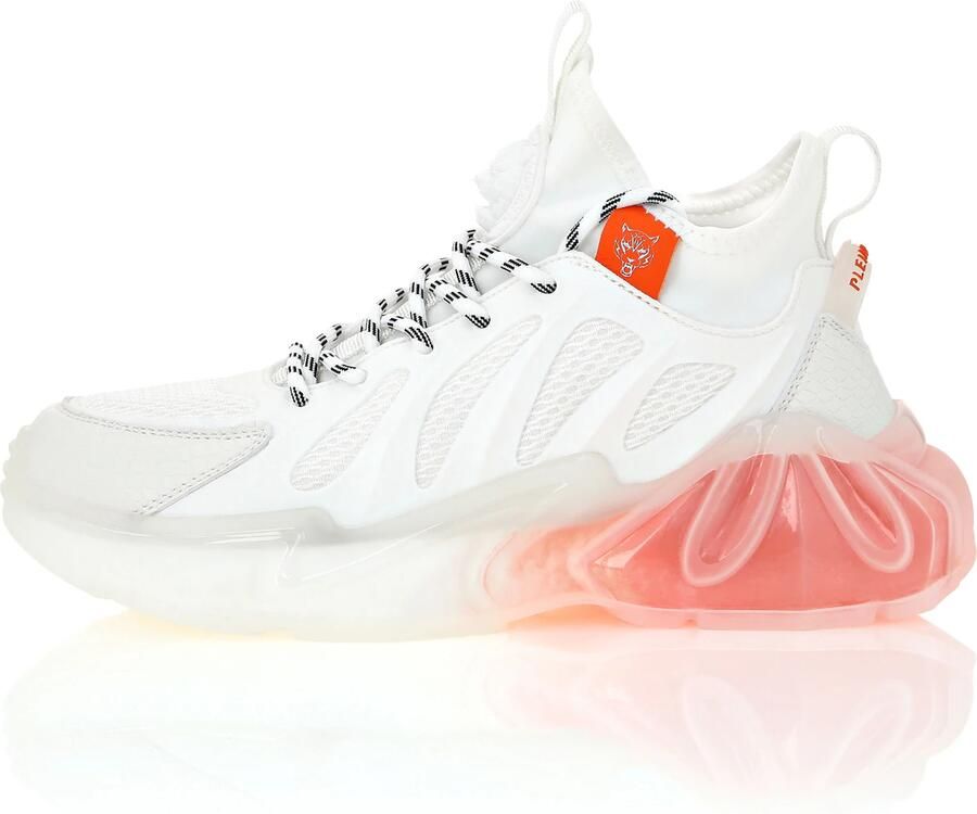 Plein Sport Sneakers laag 'The Bubble Gen.x.02 Tiger' wit offwhite