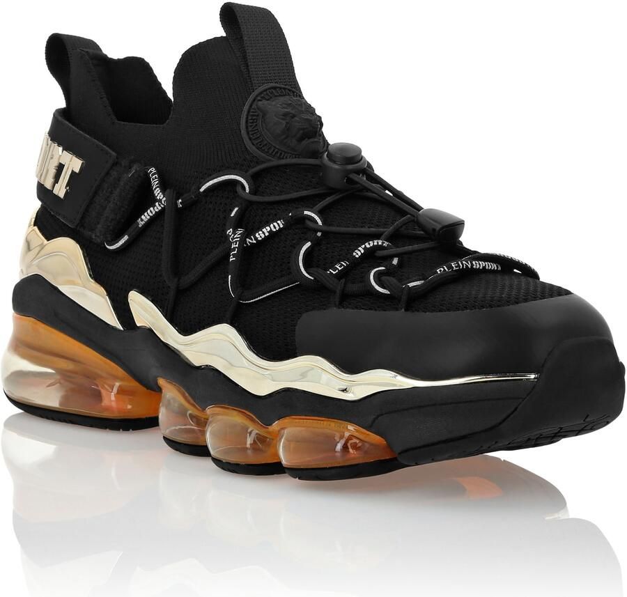 Plein Sport Sneakers laag 'Thunder' goud zwart wit - Foto 3