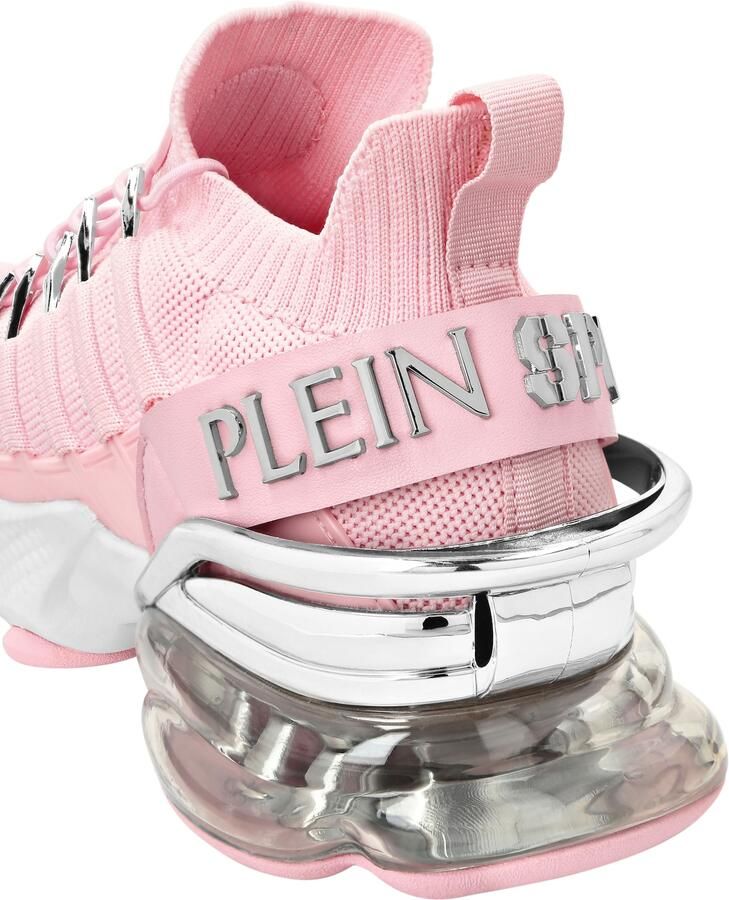 Plein Sport Sneakers laag 'Tiger Attack Gen. X.04' rosa zilver - Foto 4