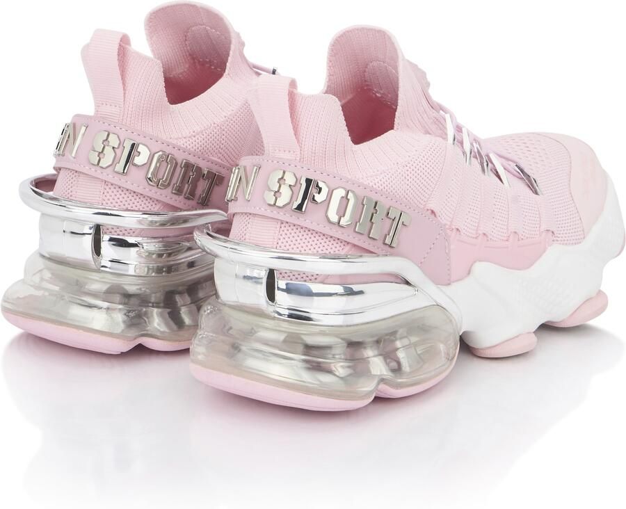 Plein Sport Sneakers laag 'Tiger Attack Gen. X.04' rosa zilver - Foto 3