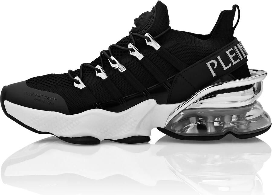 Plein Sport Sneakers laag 'Tiger Attack Gen.x.04' zwart wit - Foto 2