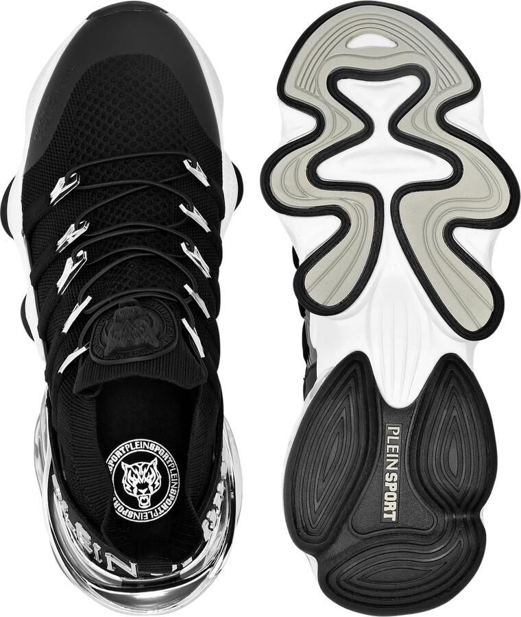 Plein Sport Sneakers laag 'Tiger Attack Gen.x.04' zwart wit - Foto 4