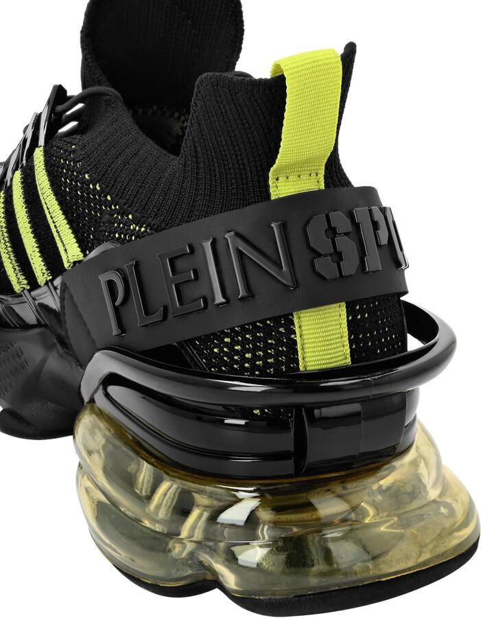 Plein Sport Sneakers laag 'Tiger' citroen zwart - Foto 4
