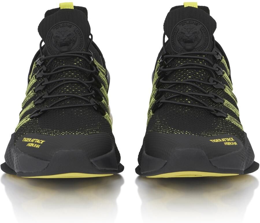 Plein Sport Sneakers laag 'Tiger' citroen zwart - Foto 2