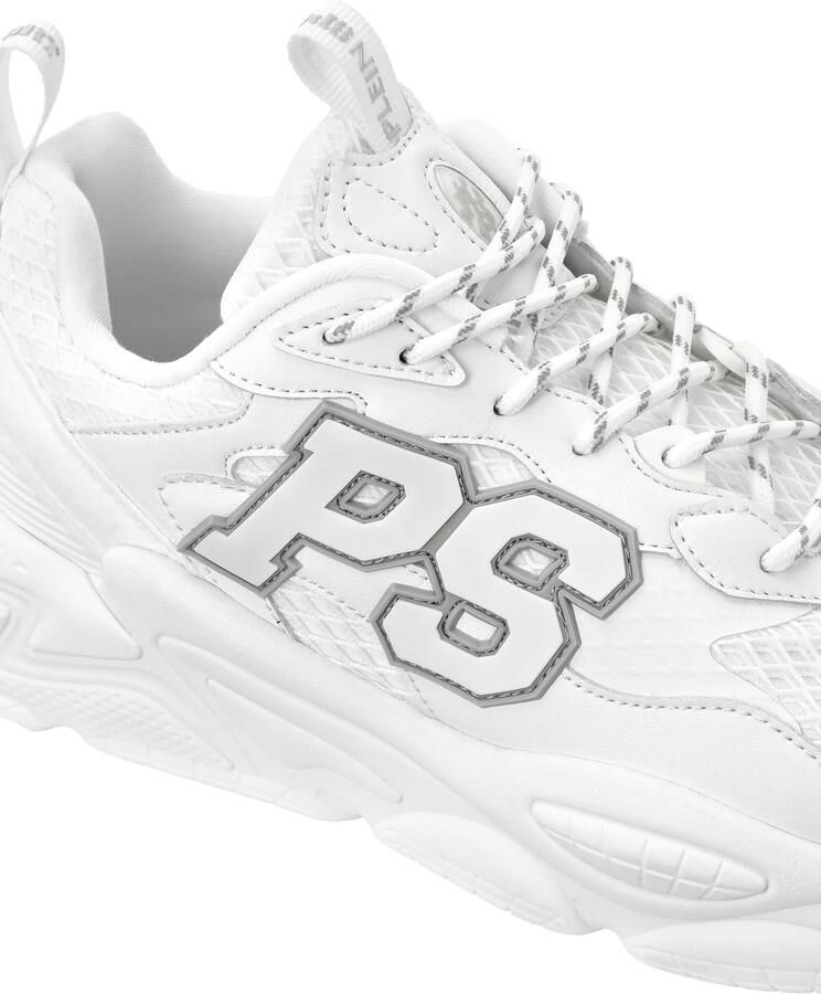Plein Sport Sneakers laag 'Tiger' grijs wit - Foto 3
