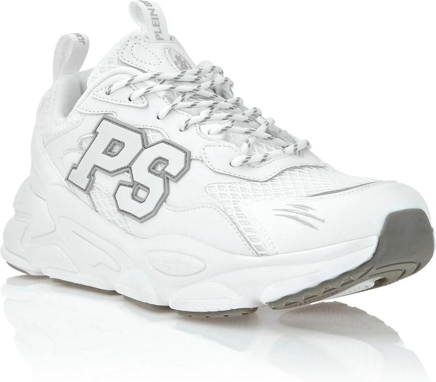 Plein Sport Sneakers laag 'Tiger' grijs wit - Foto 2