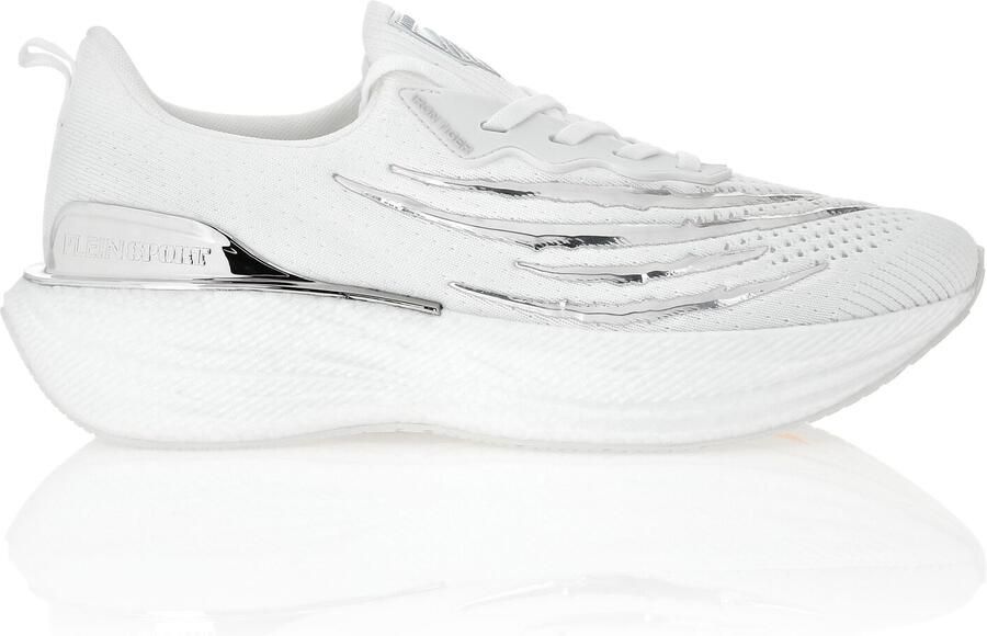 Plein Sport Sneakers laag 'Tiger' zilver wit