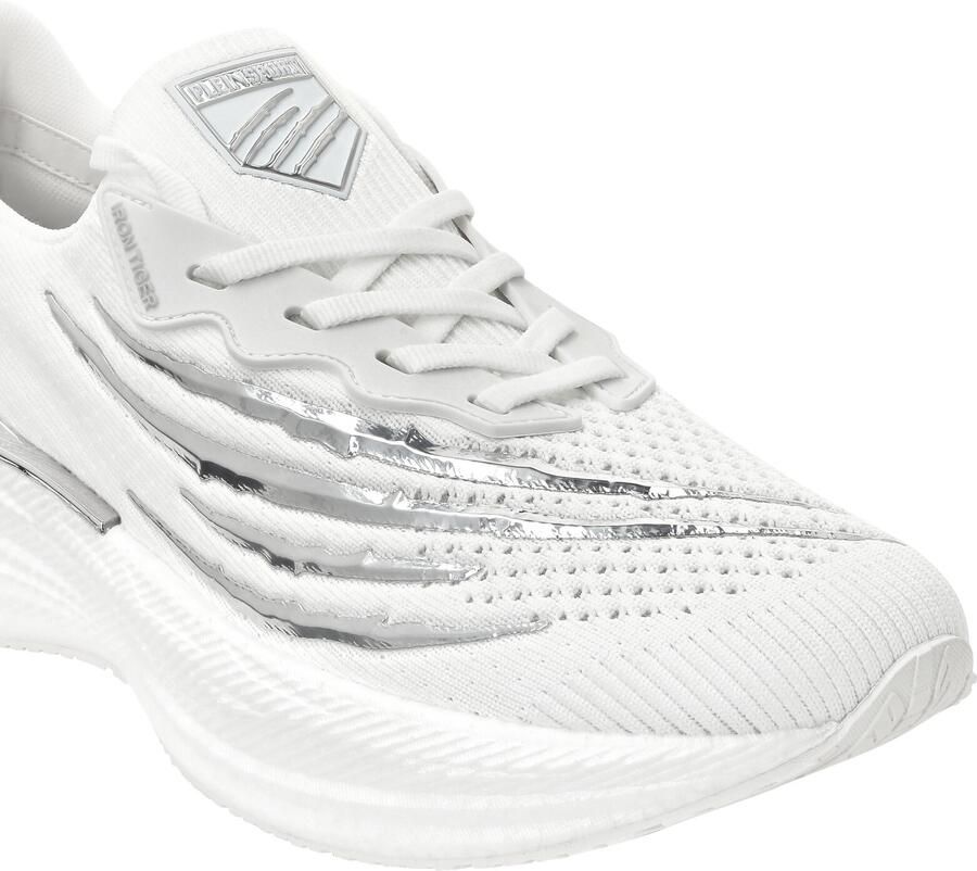 Plein Sport Sneakers laag 'Tiger' zilver wit - Foto 2