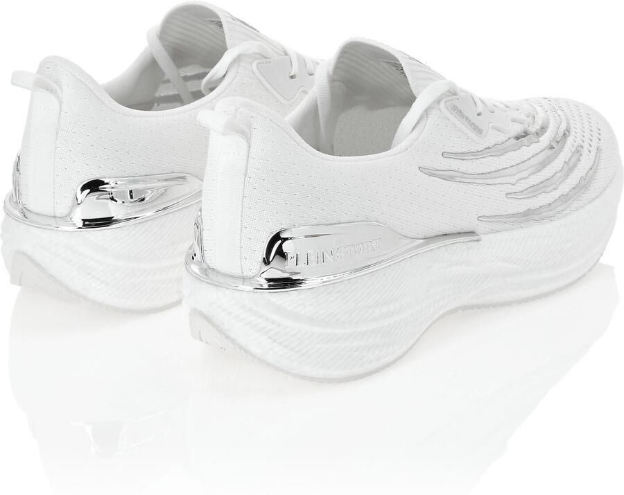 Plein Sport Sneakers laag 'Tiger' zilver wit - Foto 4