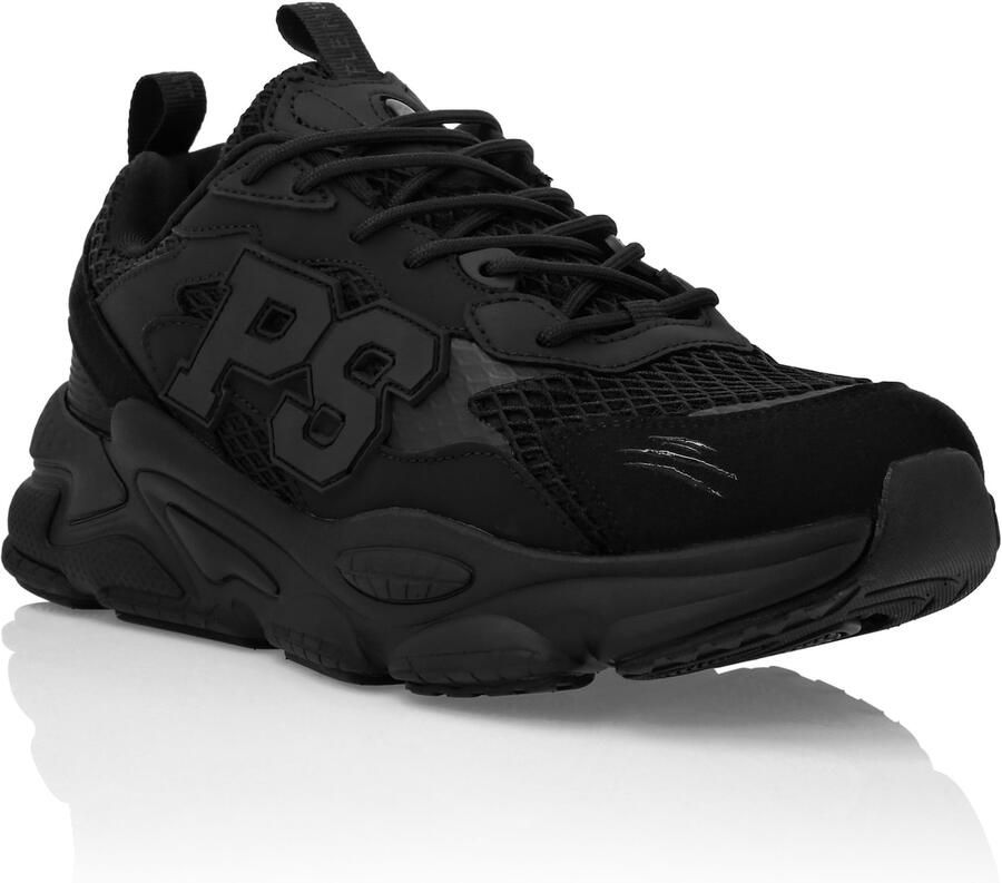 Plein Sport Sneakers laag 'Tiger' zwart