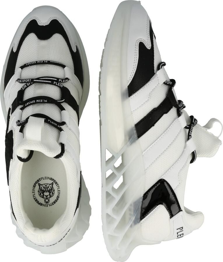 Plein Sport Sneakers laag 'Tiger' zwart wit
