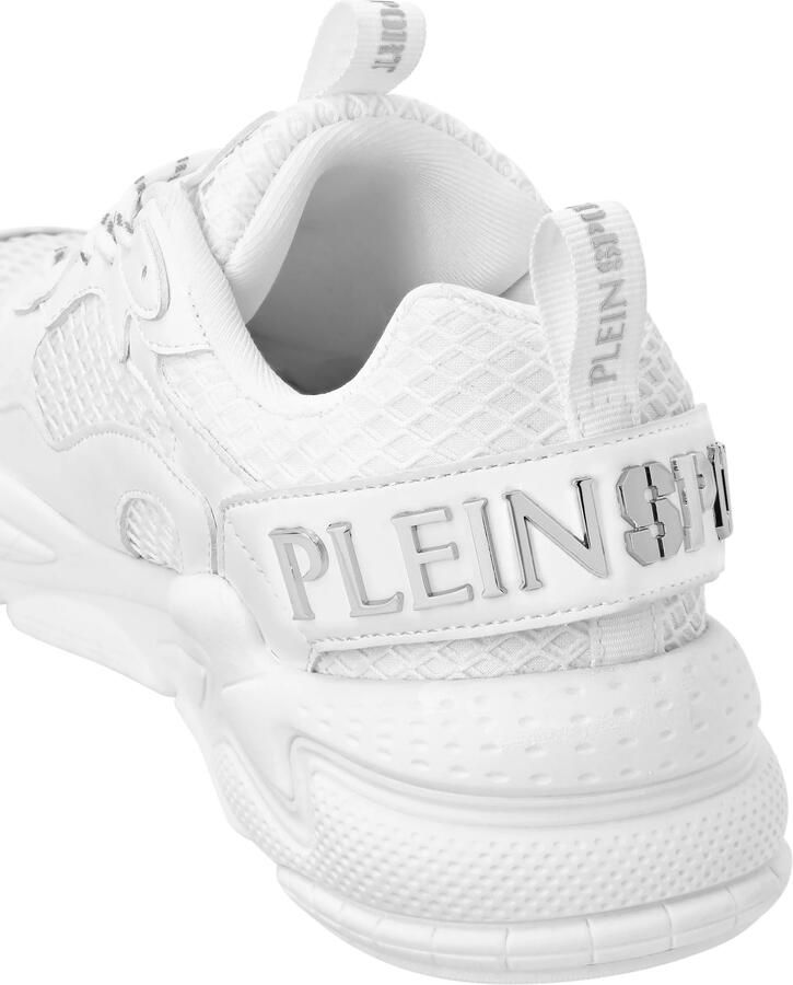 Plein Sport Sneakers laag 'Track King' zilver wit - Foto 3