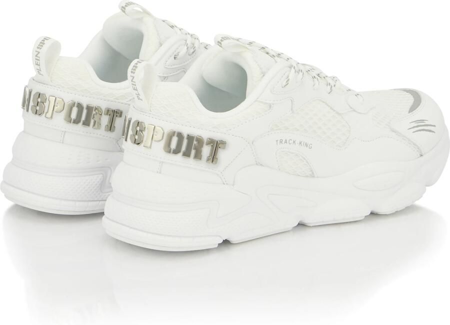Plein Sport Sneakers laag 'Track King' zilver wit - Foto 4