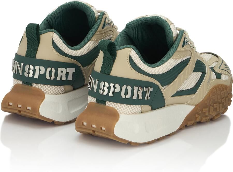 Plein Sport Sneakers laag 'Urban Sprinter' beige lichtbeige groen - Foto 5