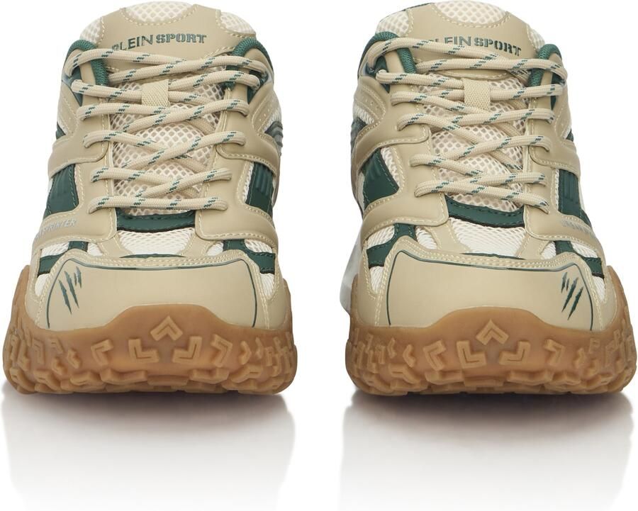 Plein Sport Sneakers laag 'Urban Sprinter' beige lichtbeige groen - Foto 2