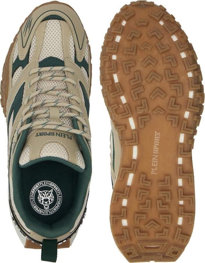 Plein Sport Sneakers laag 'Urban Sprinter' beige lichtbeige groen - Foto 3
