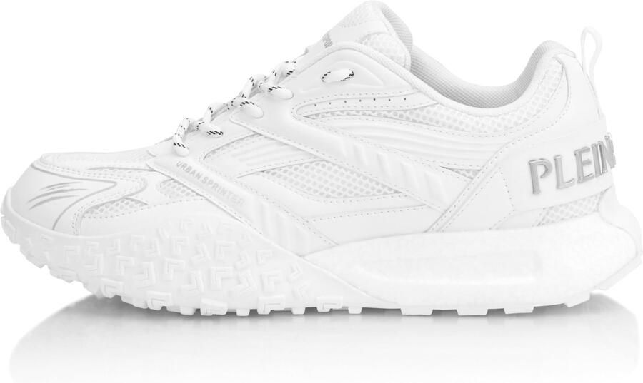 Plein Sport Sneakers laag 'Urban Sprinter' zilver wit