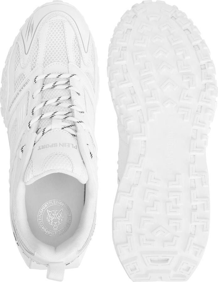 Plein Sport Sneakers laag 'Urban Sprinter' zilver wit - Foto 4