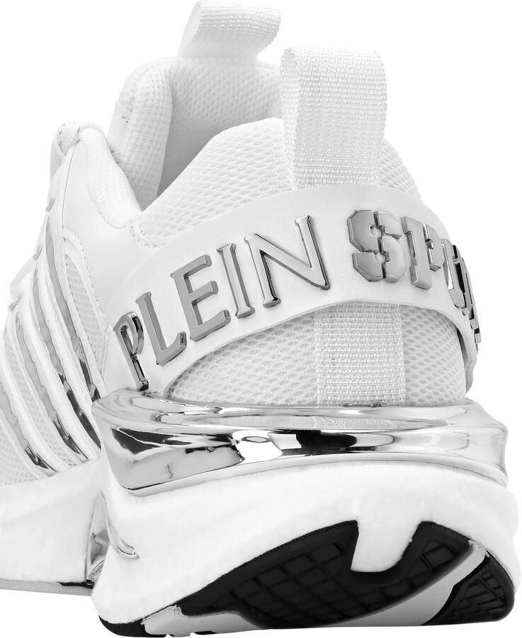 Plein Sport Sneakers laag zilver wit - Foto 4