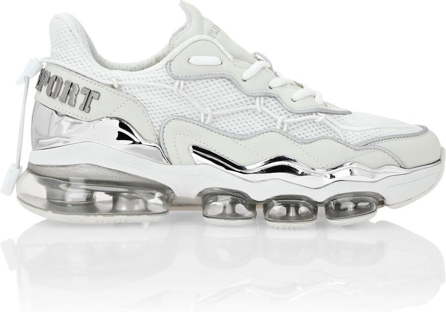 Plein Sport Sneakers laag zilver wit - Foto 3