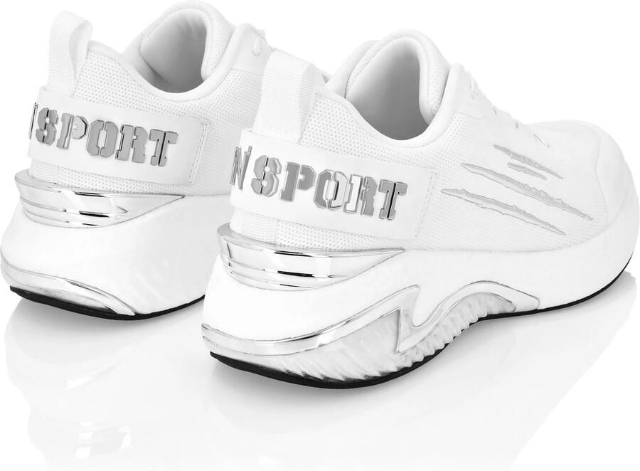 Plein Sport Sneakers laag zilver wit - Foto 5