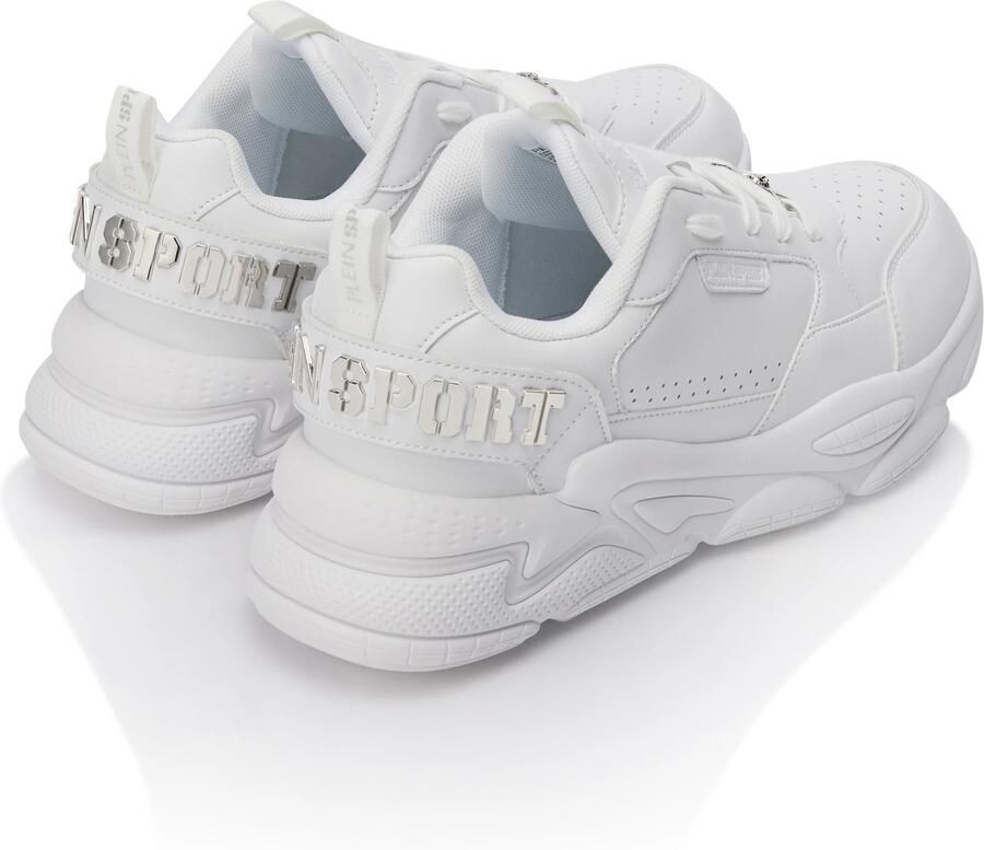 Plein Sport Sneakers laag zilver wit - Foto 3
