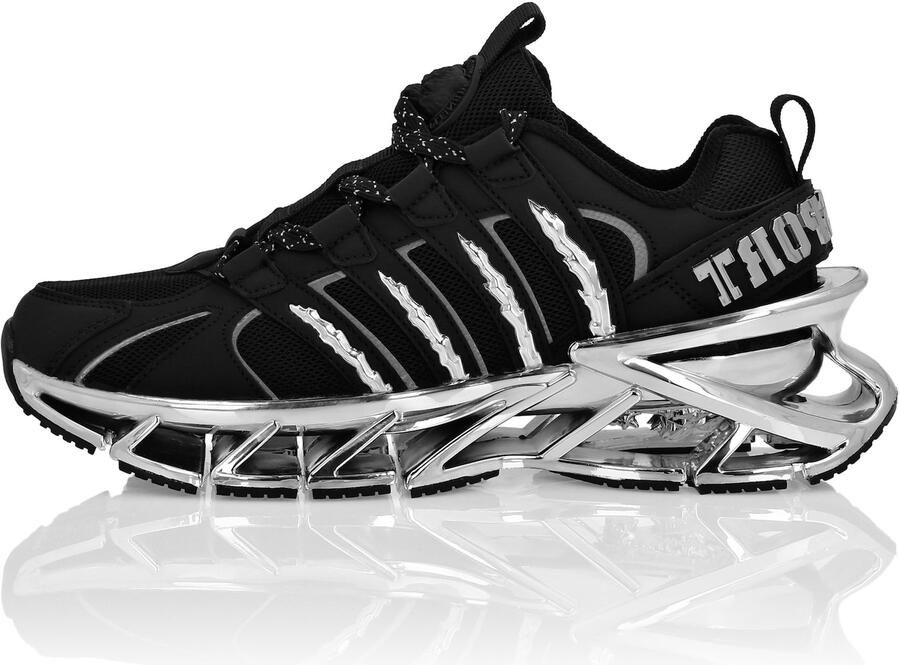 Plein Sport Sneakers laag zwart zilver