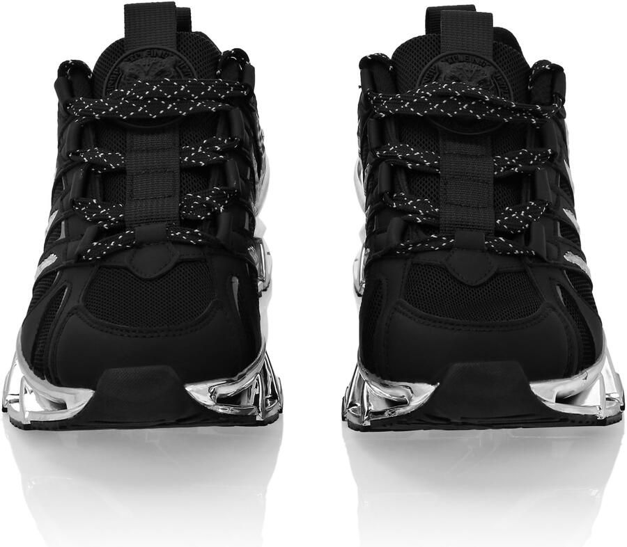 Plein Sport Sneakers laag zwart zilver - Foto 2