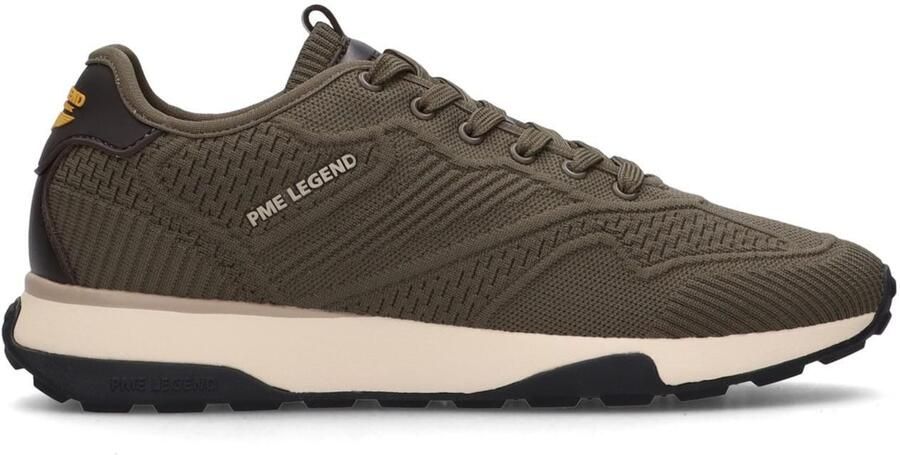 PME Legend Sneakers laag 'Latch sneaker in 3D knit' groen