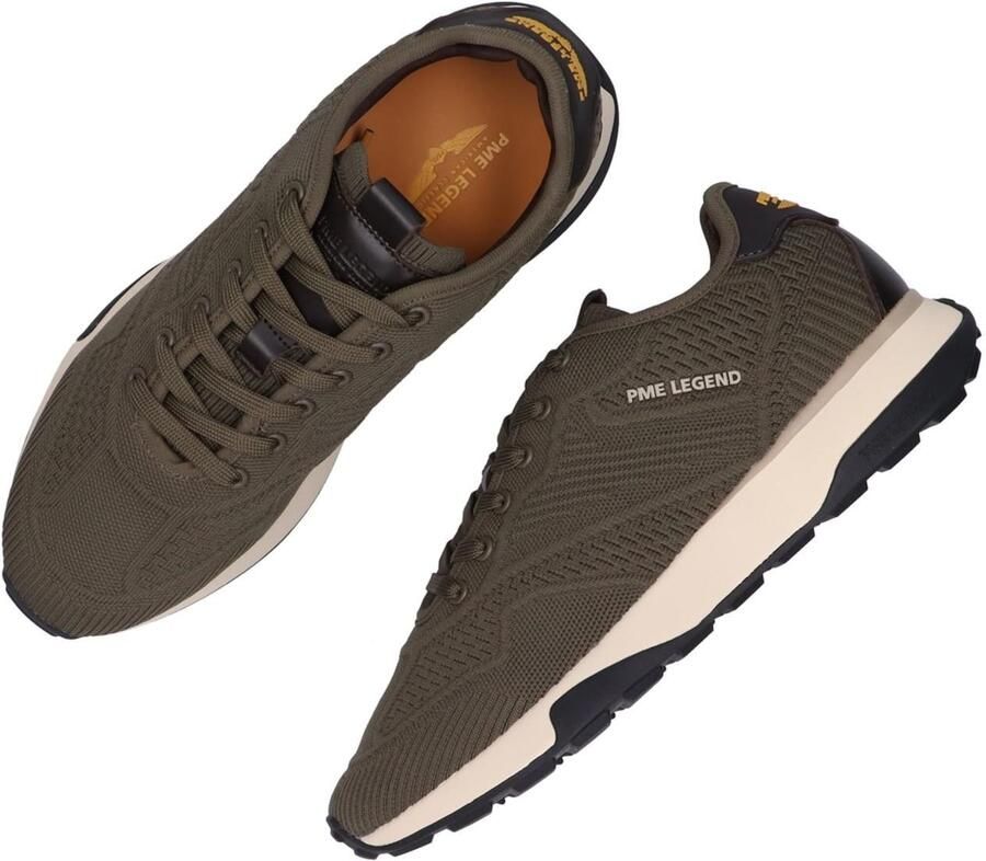 PME Legend Sneakers laag 'Latch sneaker in 3D knit' groen - Foto 2