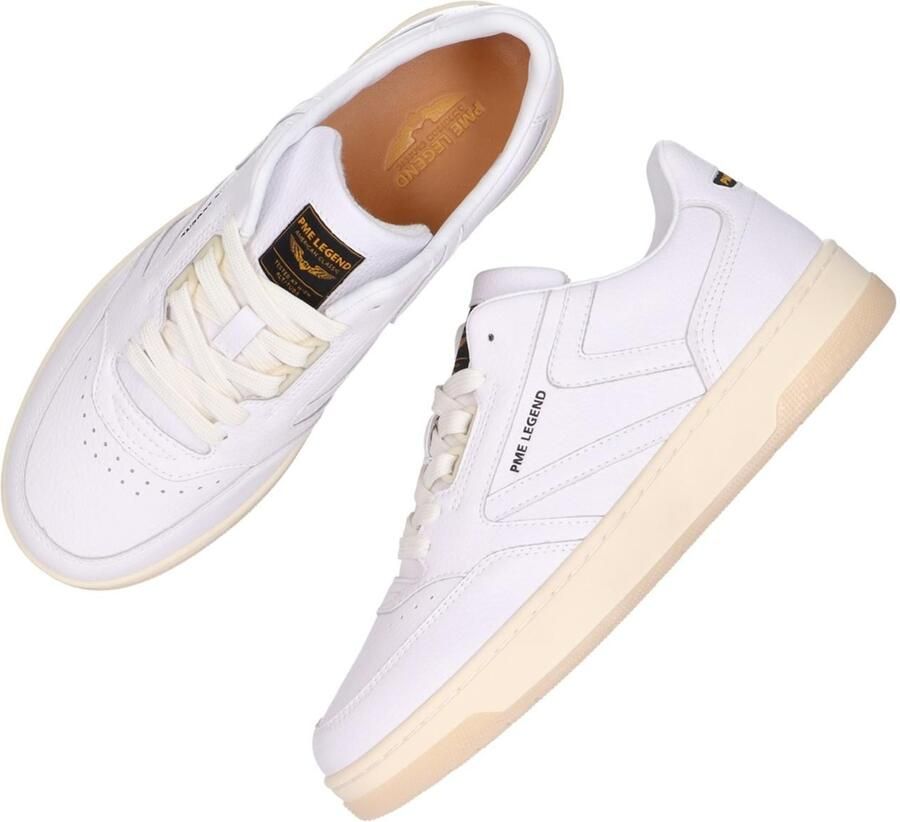 PME Legend Sneakers laag 'Porter sneaker in leather' wit - Foto 2
