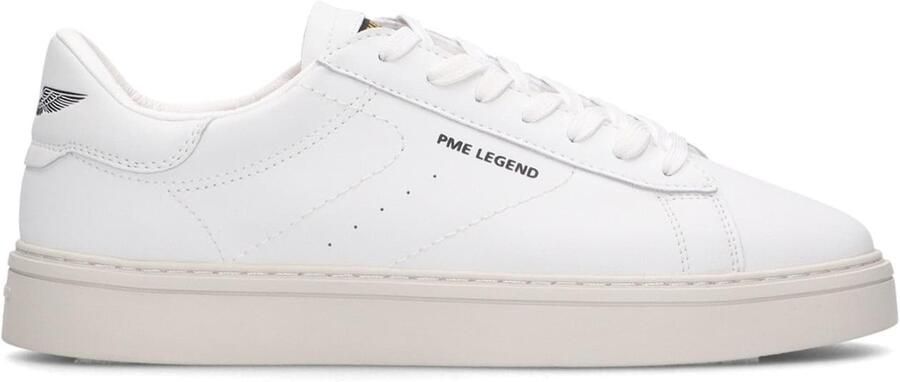 PME Legend Sneakers laag 'Rivet sneaker in leather' wit