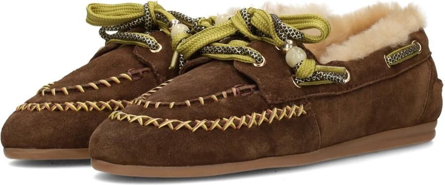 Poelman Instappers ' KYRA Damen Loafer' bruin - Foto 4