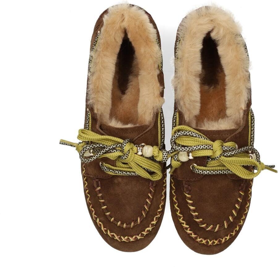 Poelman Instappers ' KYRA Damen Loafer' bruin - Foto 5
