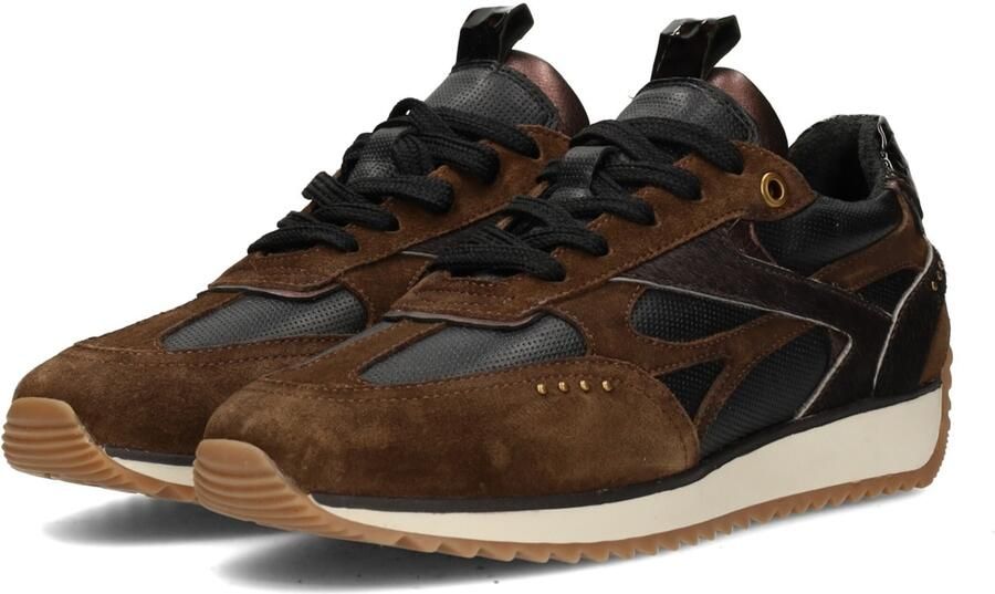 Poelman Sneakers laag ' VALERIA Damen Sneaker' bruin - Foto 5